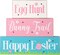 LED Lighted Wooden Easter Table Sign Spring Home Decor for Holiday Easter Party Supplies Props